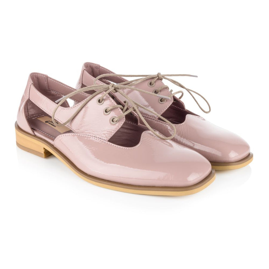 Olesiya Derby Shoes in Nude